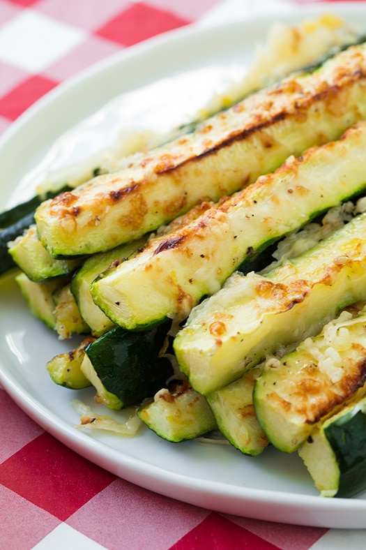 Transform Zucchini: Crispy Garlic Lemon Parmesan Oven Roast Recipe